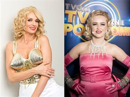 Ivana Chýlková a Michaela obejová jako Madonna