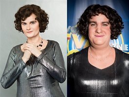 Iva Pazderková a Luká Adamec jako Susan Boyle