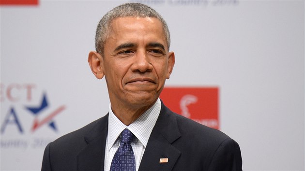 Barack Obama bhem nvtvy Nmecka (24. dubna 2016)