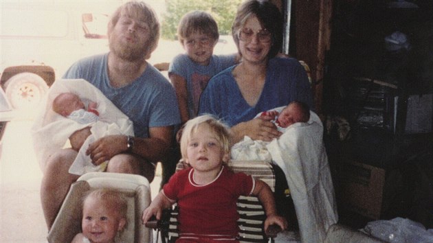 Steven Avery s rodinou ped prvn uvznnm