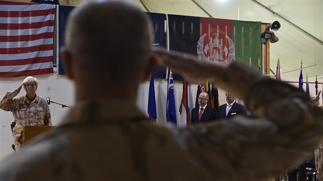 Premir Bohuslav Sobotka navtvil vojky v Afghnistnu.
