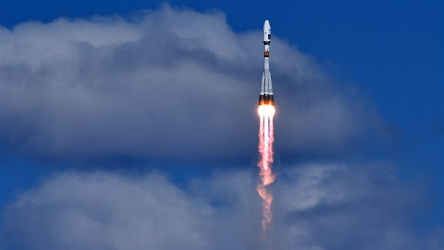 spn start rakety Sojuz z novho ruskho kosmodromu Vostonyj.