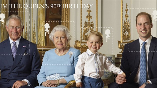 Britská pota vydává u píleitosti 90. narozenin královny Albty II. sadu...