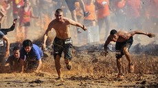 Vodní píkop na závod Spartan Race Sprint v Praze