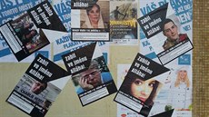 Plakáty se jmény lidí, kteří byli zavražděni radikálními islamisty. Plakáty se jmény lidí, kteří byli zavražděni radikálními islamisty.