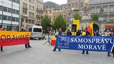 V Brně se protestovalo proti názvu Czechia V Brně se protestovalo proti názvu Czechia