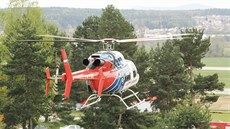 Letecká záchranná služba Jihočeského kraje cvičila na českobudějovickém letišti... Letecká záchranná služba Jihočeského kraje cvičila na českobudějovickém letišti...