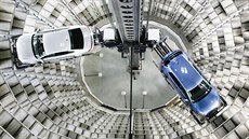 Prezentace automobilky Volkswagen ve Wolfsburgu (28. dubna 2016).