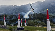 Petr Kopfstein bhem závodu Red Bull Air Race ve Spielbergu.