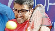Janko Tipsarevič na turnaji v Ostravě Janko Tipsarevič na turnaji v Ostravě