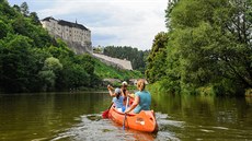 Připlouváme do Českého Šternberka Připlouváme do Českého Šternberka