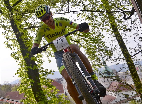 Peter Sagan se pedstavil na horském kole i letos v Teplicích.