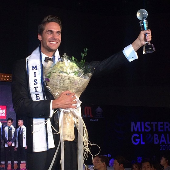 Tomá Martinka vítz soute Mister Global 2016