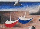 Jan Zrzavý, Bárky na pobřeží, 1948 Jan Zrzavý, Bárky na pobřeží, 1948