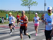 Lida Ford s íslem 4200 bí v Praze s úsmvem svj 106. maraton.