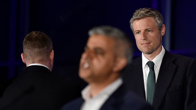 Konzervativec Zac Goldsmith po prohe ve volb londnskho starosty.  (7. kvtna 2016)