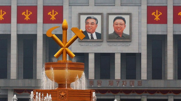 piky Korejsk strany prce se po 36 letech sjely do Pchjongjangu (6. kvtna 2016).