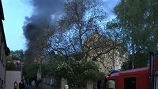 Pratí hasii zasahovali u poáru domu v Podolí