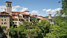 Typicky italské panorama města Typicky italské panorama města