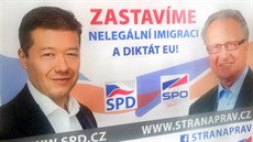 Hnutí Svoboda a přímá demokracie Tomia Okamury a Strana práv občanů Jana... Hnutí Svoboda a přímá demokracie Tomia Okamury a Strana práv občanů Jana...