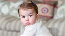 Princezna Charlotte, kdy jí byl jeden rok.
