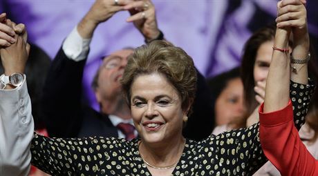 Brazilská prezidentka Dilma Rousseffová (10.5.2016)