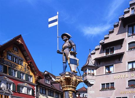 Centrum výcarského msta Zug.