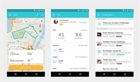 Aplikace Runkeeper