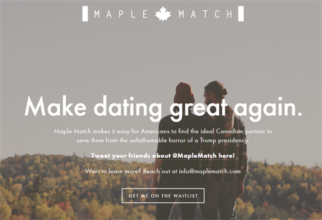 Seznamka/vtípek Maple Match