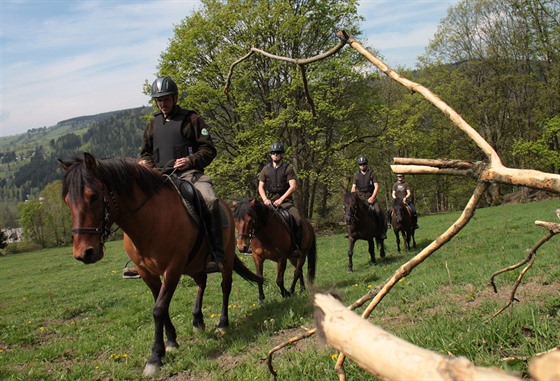 Stráci KRNAP trénují na sezonu, za pár dní vyrazí na hebeny na koních...