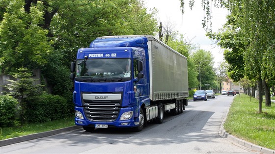 Stovky kamion projídjí od minulého týdne Frýdlantskem (ilustraní snímek).