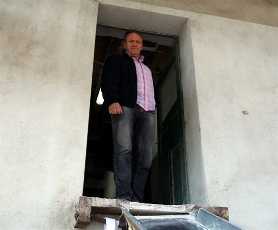 Podnikatel Ivo Kuera ve svém mlýn.