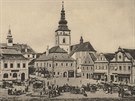 Centrum Pelhimova kolem roku 1890 
