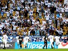 Mladoboleslavtí fotbalisté se radují ze vsteleného gólu ve finále domácího...