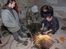 Technici olomouckho Muzea umn objevili v podzem nkdejho kina Central v...