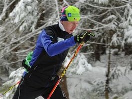 Luk Bauer na trati Jizersk padestky