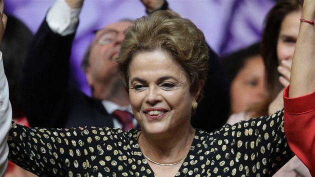 Brazilsk prezidentka Dilma Rousseffov (10.5.2016)