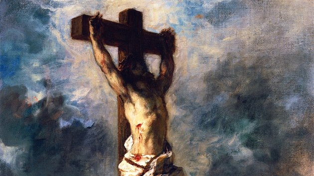 Eugene Delacroix - Kristus na ki (1853)