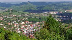 Banská tiavnica z vrchu Paradajs (939 m)