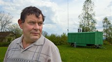 Josef Šikola, který žije v Kopanině 60 let, pokládá stavbu stožáru za necitlivý... Josef Šikola, který žije v Kopanině 60 let, pokládá stavbu stožáru za necitlivý...