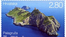 Maják Palagrua se dostal i na chorvatské potovní známky.