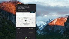 Objednávka odvozu pomocí služby Uber Objednávka odvozu pomocí služby Uber