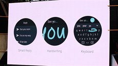 Wear 2.0 podporuje runí psaní i klávesnice
