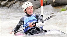 Kajakářka Karolína Galušková na mistrovství Evropy v Liptovském Mikuláši. Kajakářka Karolína Galušková na mistrovství Evropy v Liptovském Mikuláši.