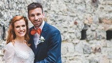 Gabriela Soukalová a Petr Koukal se vzali v kvtnu 2016.