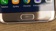 Poškrábané domovské tlačítko u Samsungu Galaxy S7 edge Poškrábané domovské tlačítko u Samsungu Galaxy S7 edge