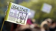 Demonstrace za legalizaci konopí spojená s prvodem z Prokeova námstí k...