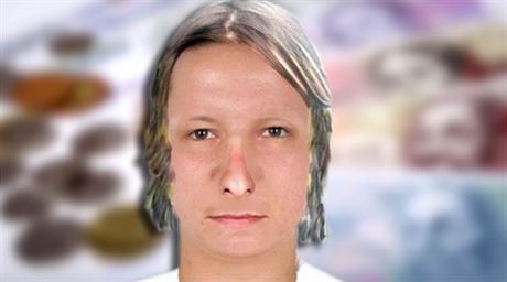 Identikit eny, kterou hledají policisté kvli krádei píruní pokladny.