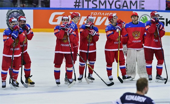 Zklamaní rutí hrái po konci semifinále, v nm podlehli Finsku 1:3.