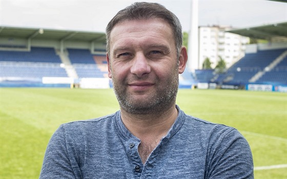 Svatopluk Habanec na stadionu v Uherském Hraditi